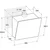 Hotpoint Ariston Dekorativni zidni aspirator HHVP 63 FLM CF, Bež