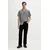 HUGO Srajca Ellino 50560584 Siva Relaxed Fit