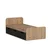 Hanah Home Ram za krevet Akser, 91x50x193.6 cm, Smeđa boja