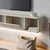 Hanah Home TV komoda Twist LED, 160 cm, travertin