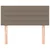 vidaXL Posteljno vzglavje taupe 100x5x78/88 cm blago