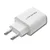 Qoltec stenski polnilnik 18 W | 5–12 V | 1,5–3 A | USB tip C PD | USB QC 3.0 | bel
