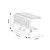 RABALUX Flaxton Spoljna zidna lampa, Solarna, Sa senzorom, LED, IP54, 7W, 700lm, Bela