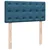 Box spring krevet s madracem plavi 90x200 cm baršunasti