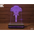 Black Cut 3D Lampa Slon, Zelena