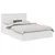 Krevet s od storage Bijelo 140 x 190 cm Konstruirano drvo