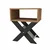 Hanah Home pomoćni sto X Legs, 43 cm, atlantski bor / antracit