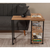 Hanah home Klub sto Melin 70x63x76cm Bež-Crni