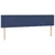 Vidaxl Box spring postelja z vzmetnico modra 120x190 cm blago