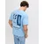JJ Rebel by Jack & Jones majica Asher sa surf printom za muškarce, svetloplava, M