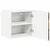 Ormar za Zid LUCCA 2 pcs Dimljeni hrast 40 x 31 x 40 cm