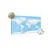 Slika na pluti stilski zemljevid sveta - 90x60 color mix