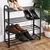 Vilde 569732 -Metalni stalak za obuću na 4 nivoa 49,5 x 18,5 x 56,5cm