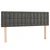 Vidaxl Box spring postelja z vzmetnico temno siva 140x200 cm žamet