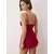 Trendyol Milla Ženski set babydoll spavaćice i gaćica Thmaw26Cy00002, Bordo