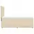 vidaXL vidaXL Box spring postelja z vzmetnico krem 80x200 cm blago, (21290904)