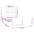 Vidaxl Posteljni okvir brez vzmetnice moder 120x190 cm blago