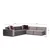 Atelier del Sofa Ugaona garnitura Lego 100x76x300cm Siva