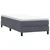 vidaXL Box Spring postelja brez vzmetnico Temno siva 90x220 cm Velvet