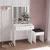 Hanah Home Sto za šminkanje 65x139x35cm Beli