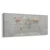 Slika na pluti vintage zemljevid sveta - 120x60 metallic