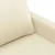 3-dijelni set sofa s jastucima krem od umjetne kože