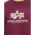 ALPHA INDUSTRIES Majica ecru/burgund
