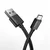 Kabel T-Phox NETS Type-C Black - 0.3M - 3A - Crna KP32219
