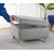 Atelier del Sofa Tabure Roscen, 63x43x63cm, Sivi