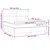Krevet box spring s madracem LED crni 180x200cm od umjetne kože