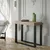 Ityhome Ityhome 90 x 77 konzolna miza rjava, (20847565)