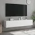 Zidni TV ormarići s LED svjetlima 2 kom bijeli 80x35x31 cm