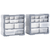 Organizatori s 12 ladica 2 kom 26,5 x 16 x 26 cm