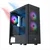 Xigmatek kućište Atx Hero II Air 3F, levo Tg, mrežasta prednja ploča, 3x120mm Z20F LED RGB fiksirani ventilator, Usb 3.0, En41655