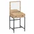 Hanah Home Sto za šminkanje 50x128x50cm Hrast-Crni