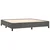 Vidaxl Box spring postelja z vzmetnico temno siva 200x200 cm žamet