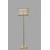 Aberto Design Podna lampa Petek, 162 cm, E27, Zlatne boje