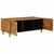 vidaXL Klubska miza Svetlo rjava 100 x 54 x 40 cm trden mangov les