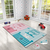 Conceptum Hypnose tepih Hmi Kdc-91, pravougaoni, 80 x 140 cm, roze-plavi