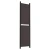 vidaXL Paravan 5-delni rjav 250x200 cm blago