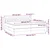 Vidaxl Box spring postelja z vzmetnico krem 200x200 cm blago