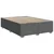 Vidaxl Box spring posteljni z vzmetnico temno siv 140x190 cm blago