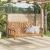 Ljulska klupa za vrt 114 x 60 x 64 cm Čvrsto teak drvo