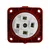 shumee Ravna CEE vtičnica 400V 32A/4P 70x70 mm VDE TP Electric