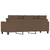 Vidaxl Trosed rjav 180 cm blago