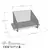 Hanah Home Zidna polica Short Arm, 30x20x19 cm, Crna