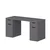 Hanah Home radni sto Alen 150cm 2 Drawer 2 Cabinet, 150 cm, antracit