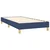 Vidaxl Box spring postelja z vzmetnico modra 90x190 cm blago