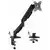 MA-DA1U-01 Gembird Podesivi stoni drzac za monitor sa USB portom, tilt 17-32 max.9kg