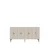 Hanah Home komoda Salkim 150, 150 cm, bela / srebrna / travertin